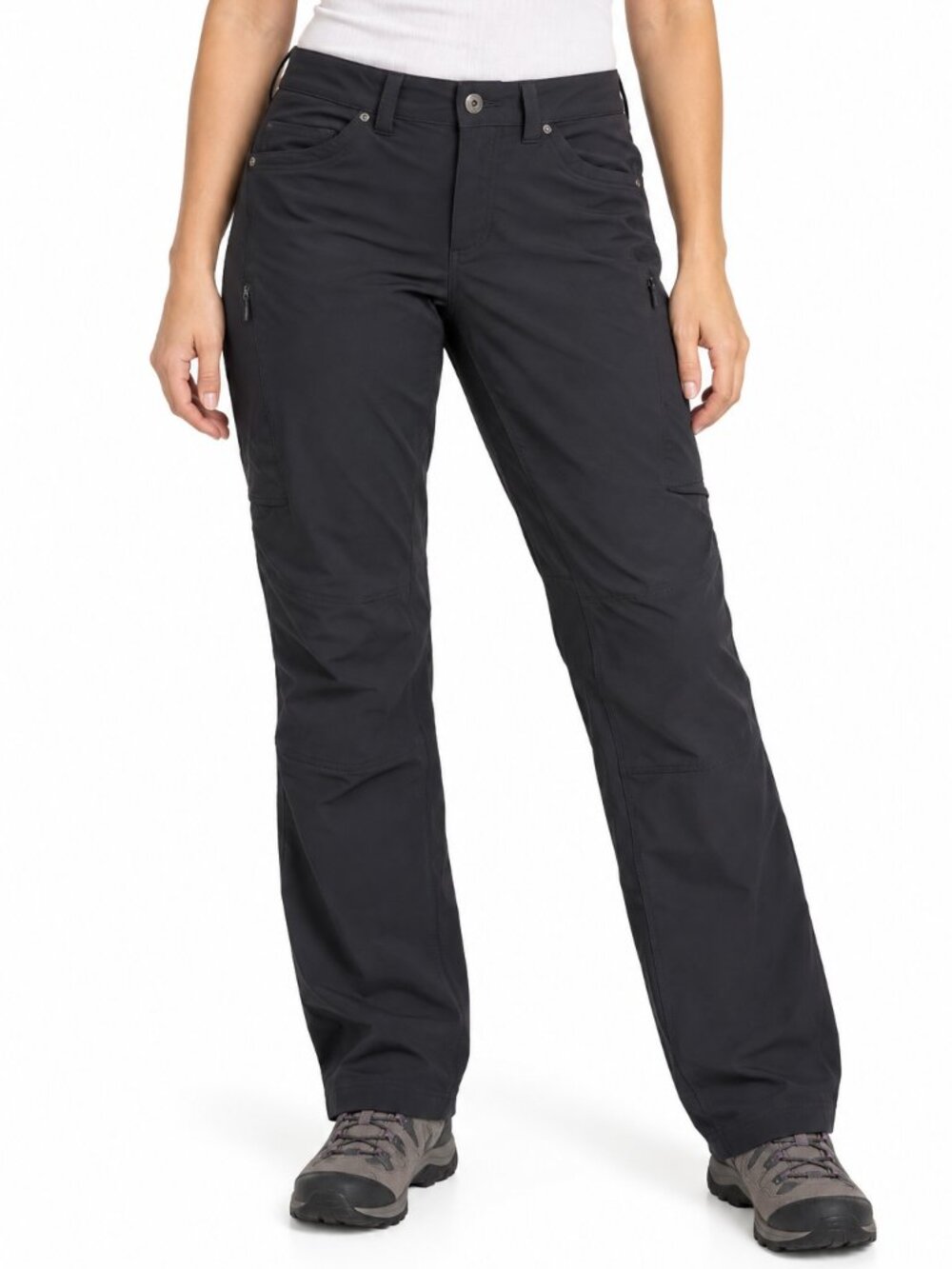 Duluth Trading Co Flexpedition Women’s Stretch Pants Size 10 x 31 Black